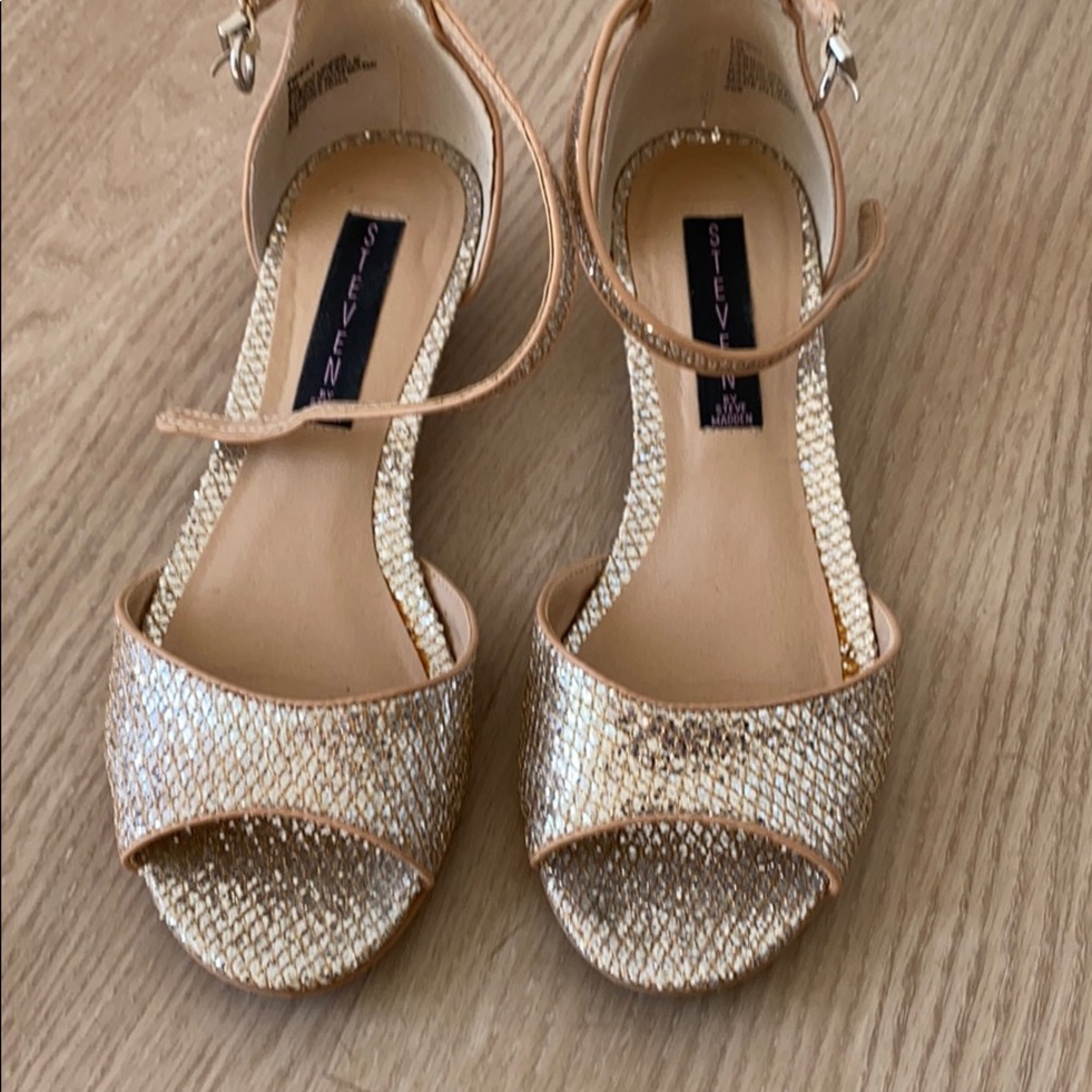 Gold sandals